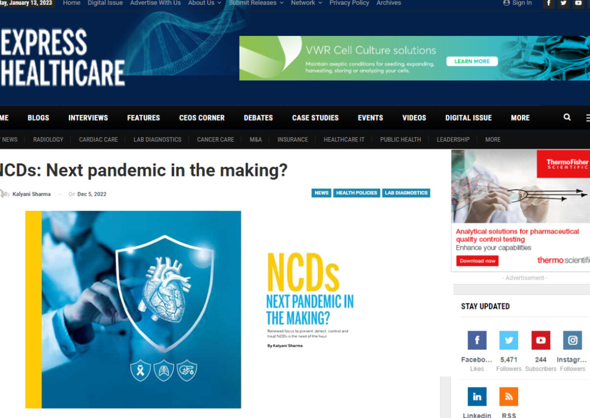 NCDs_ Next pandemic in the making_