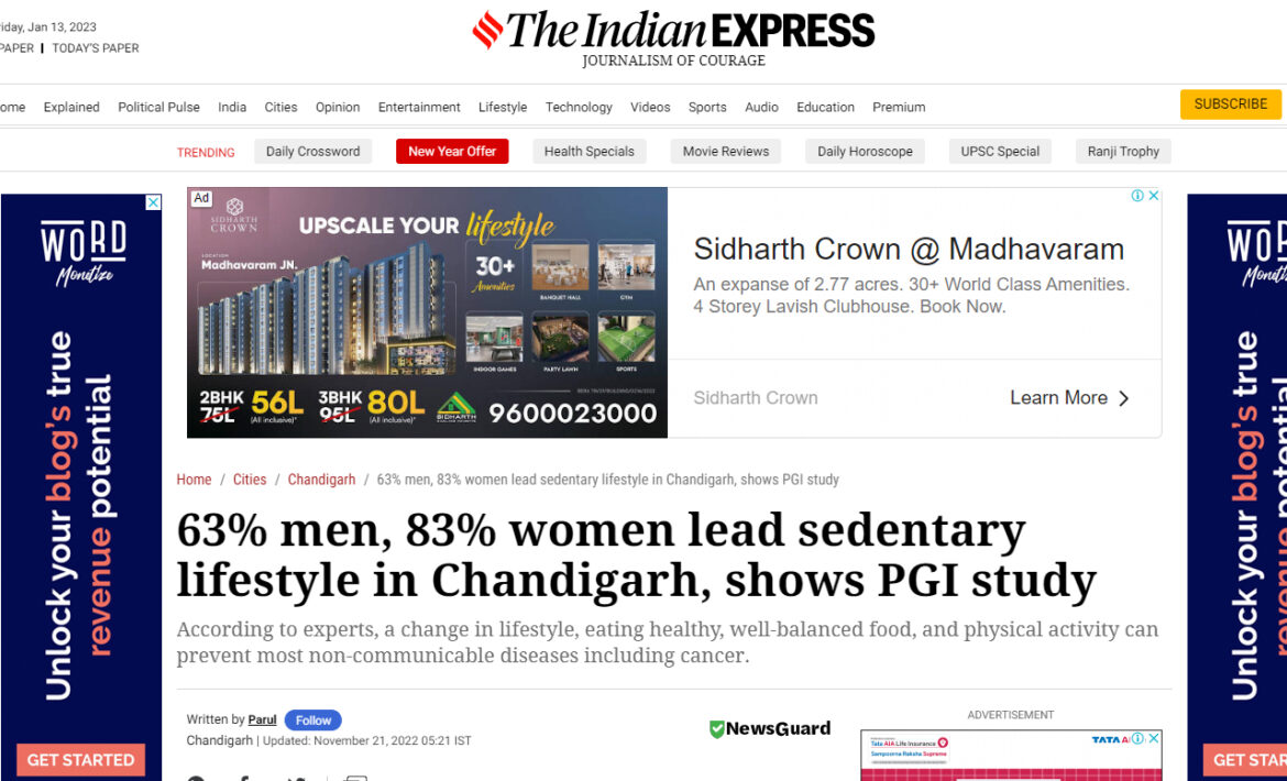 women lead sedentary